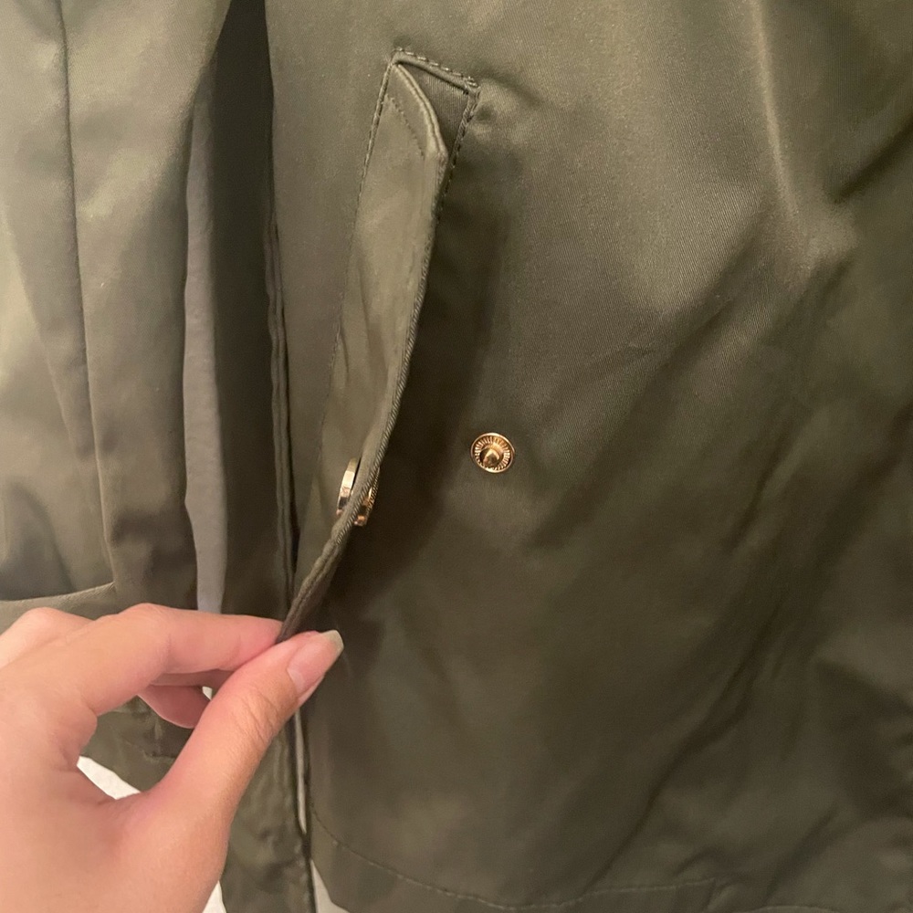 Zara Basic Olive/Army Green Jacket - image 6